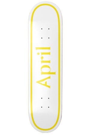 Tabla April OG Logo Yellow - White Twin Shape